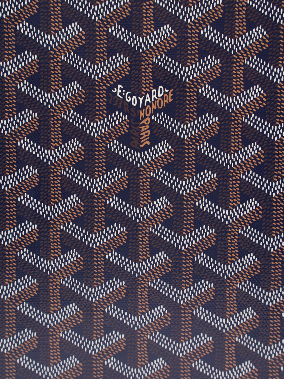 Goyard Cisalpin Blue Calfskin Leather Image 8