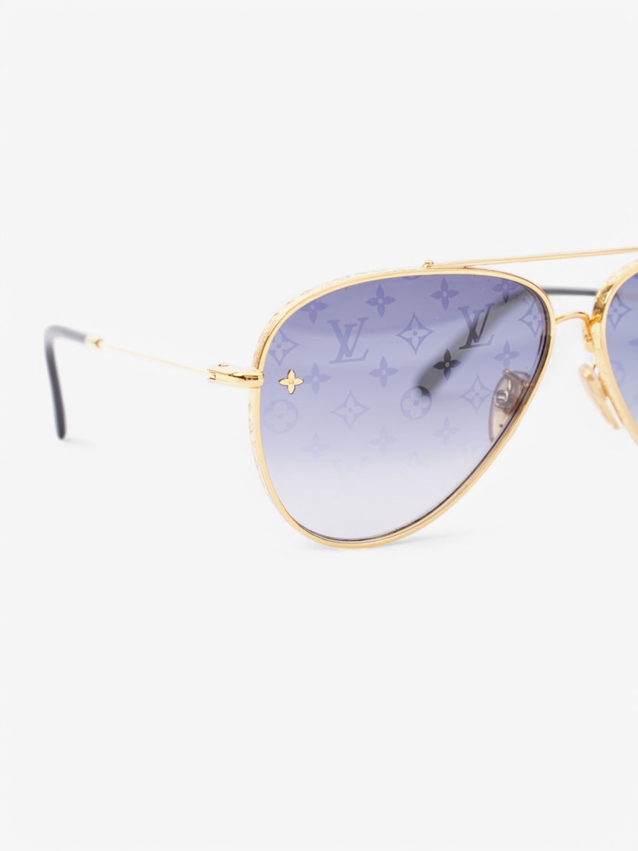 Louis Vuitton Z1782U Sunglasses Gold Base Metal 145mm Image 5