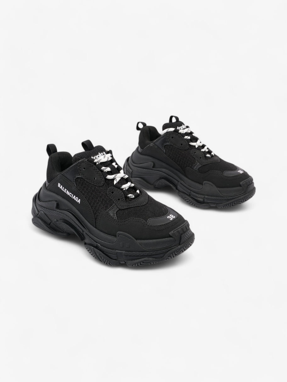 Balenciaga Triple S Black / White Mesh EU 38 UK 5 Image 2