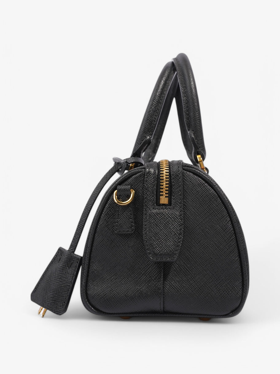 Prada Top Handle Bag Black Saffiano Leather Image 3