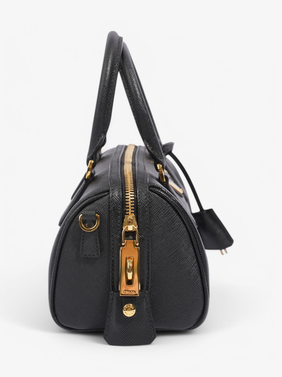 Prada Top Handle Bag Black Saffiano Leather Image 5
