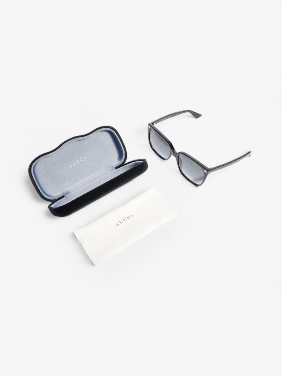 Gucci Interlocking G Sunglasses Black Acetate 140mm Image 6