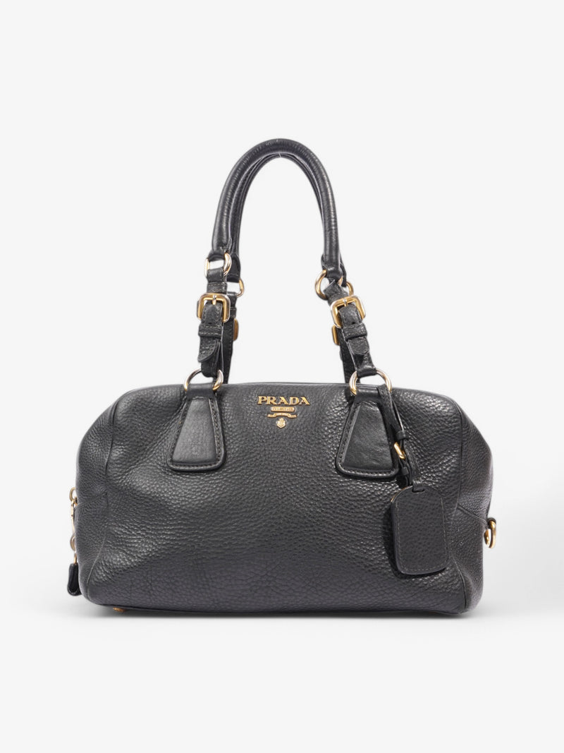  Prada Handbag Black Leather