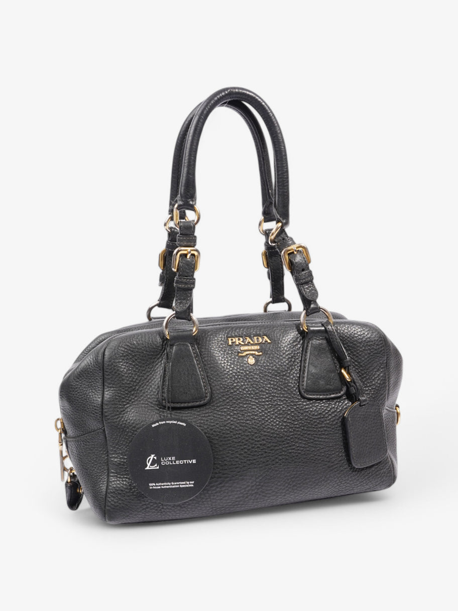 Prada Handbag Black Leather Image 10