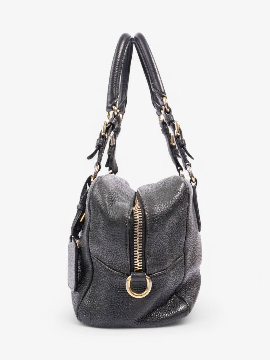 Prada Handbag Black Leather Image 3