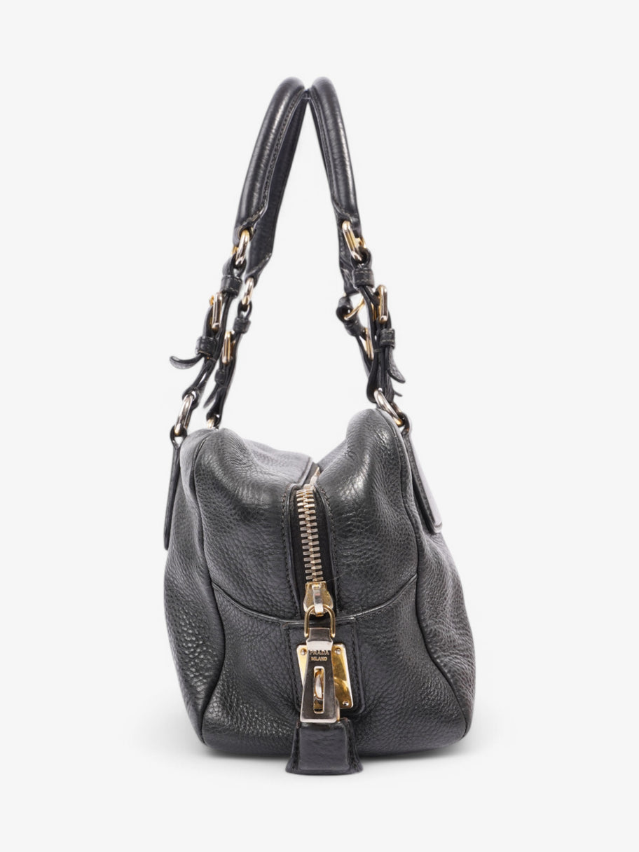 Prada Handbag Black Leather Image 5