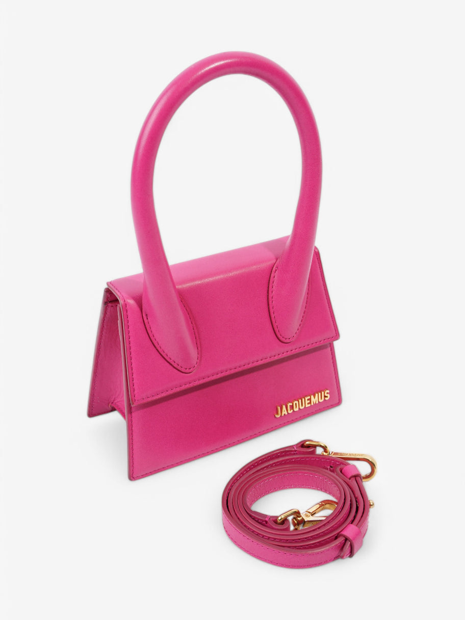 Jacquemus Le Chiquito Moyen Fuschia Pink Leather Image 7