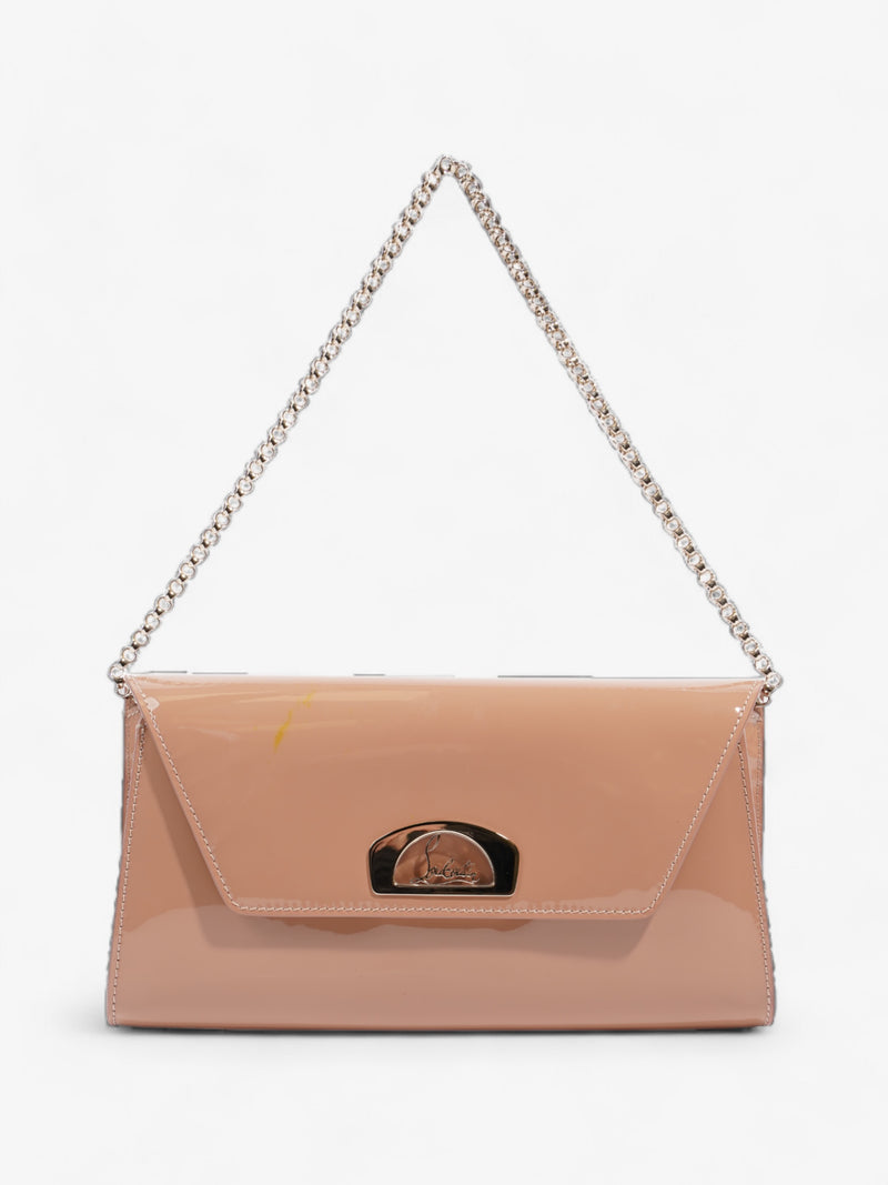  Christian Louboutin Vero Dodat Clutch Nude Patent Leather