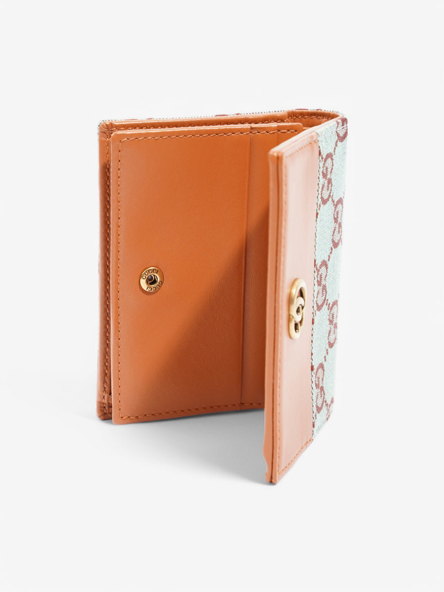 Gucci Marmont Wallet Tan / Blue Leather Image 3