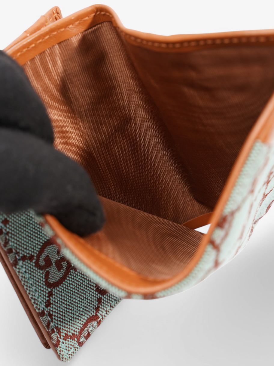 Gucci Marmont Wallet Tan / Blue Leather Image 4