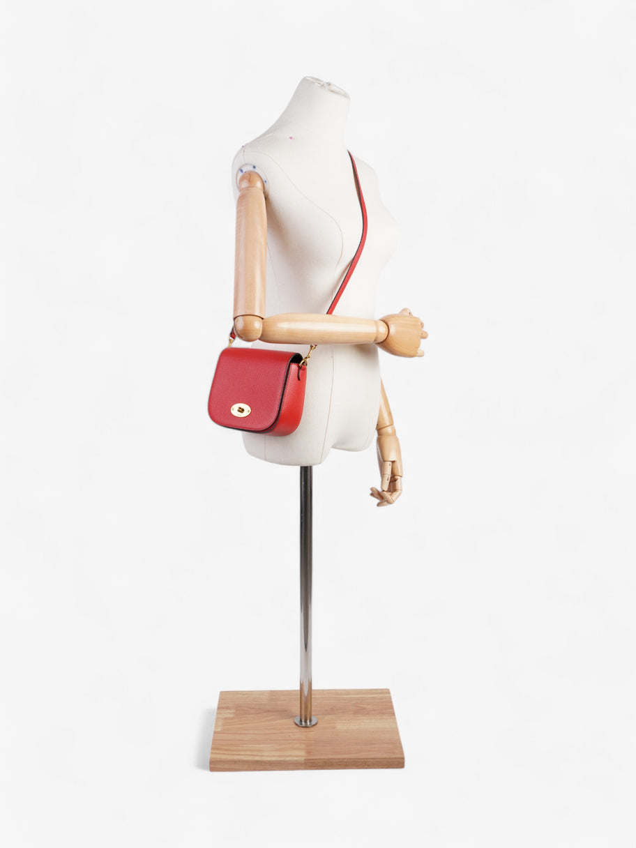 Mulberry Darley Lipstick Red Calfskin Leather Small Image 2
