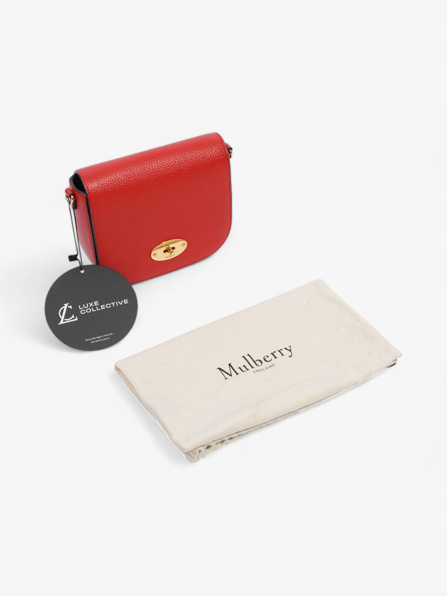 Mulberry Darley Lipstick Red Calfskin Leather Small Image 9