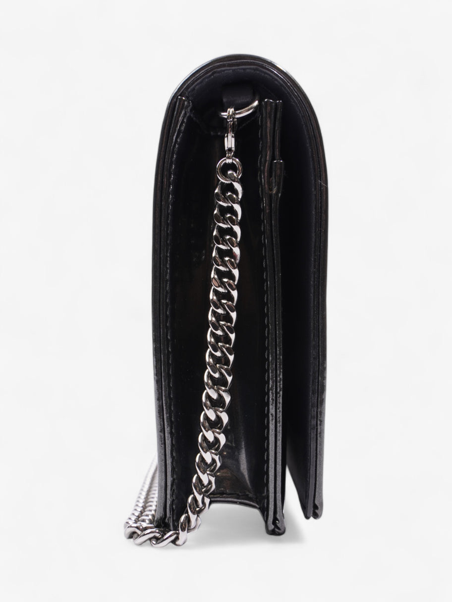 Christian Dior Diorama Wallet on Chain Grey Leather Image 5