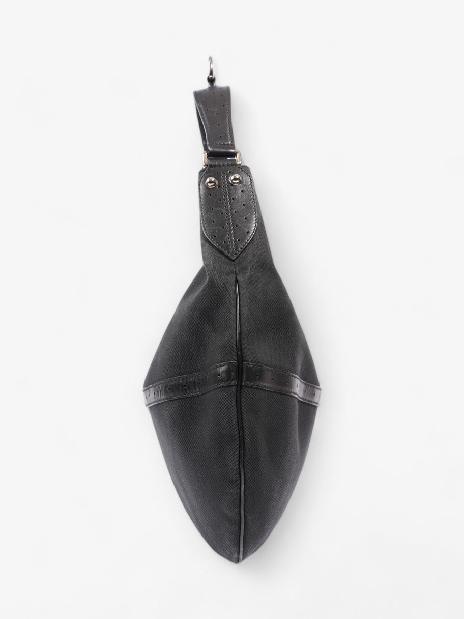 Gucci Reins Hobo Black Canvas Image 5