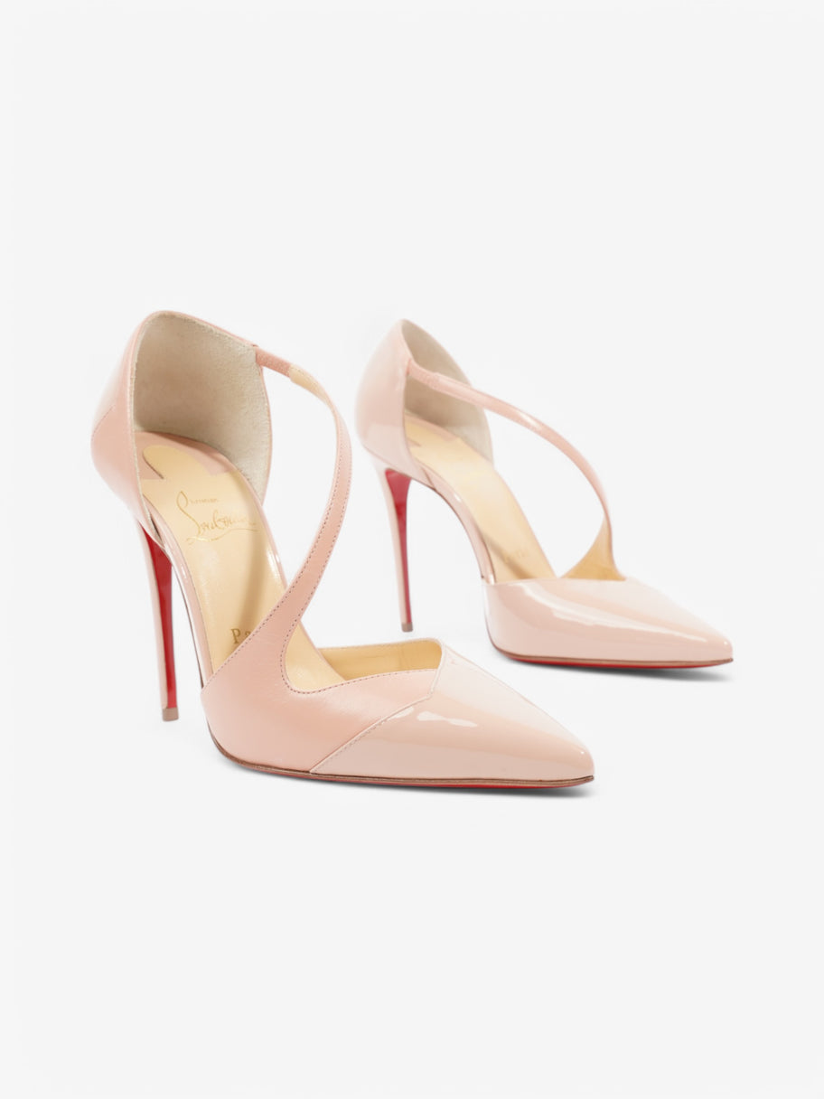 Christian Louboutin Round And Square  100 Nude Patent Leather EU 37 UK 4 Image 2
