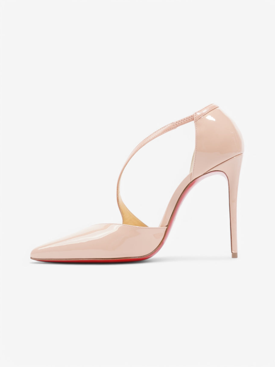 Christian Louboutin Round And Square  100 Nude Patent Leather EU 37 UK 4 Image 3