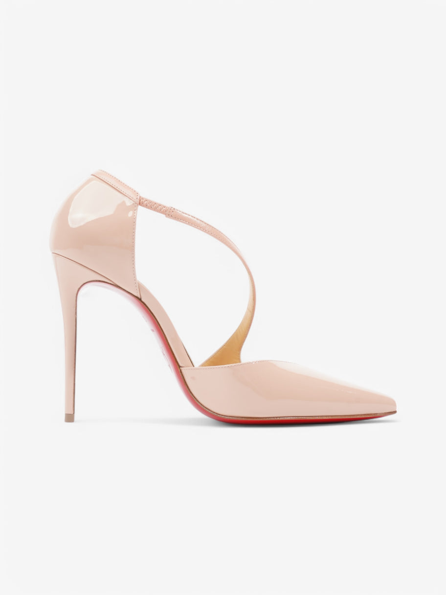 Christian Louboutin Round And Square  100 Nude Patent Leather EU 37 UK 4 Image 4