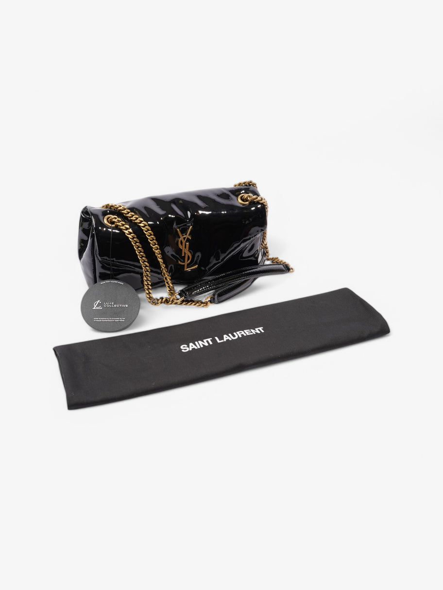 Saint Laurent Calypso  Black Patent Leather Image 10