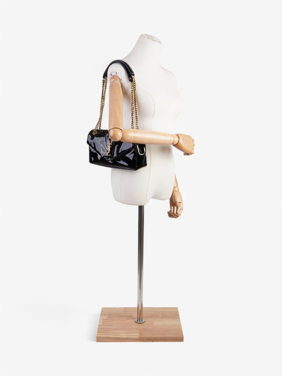 Saint Laurent Calypso  Black Patent Leather Image 2