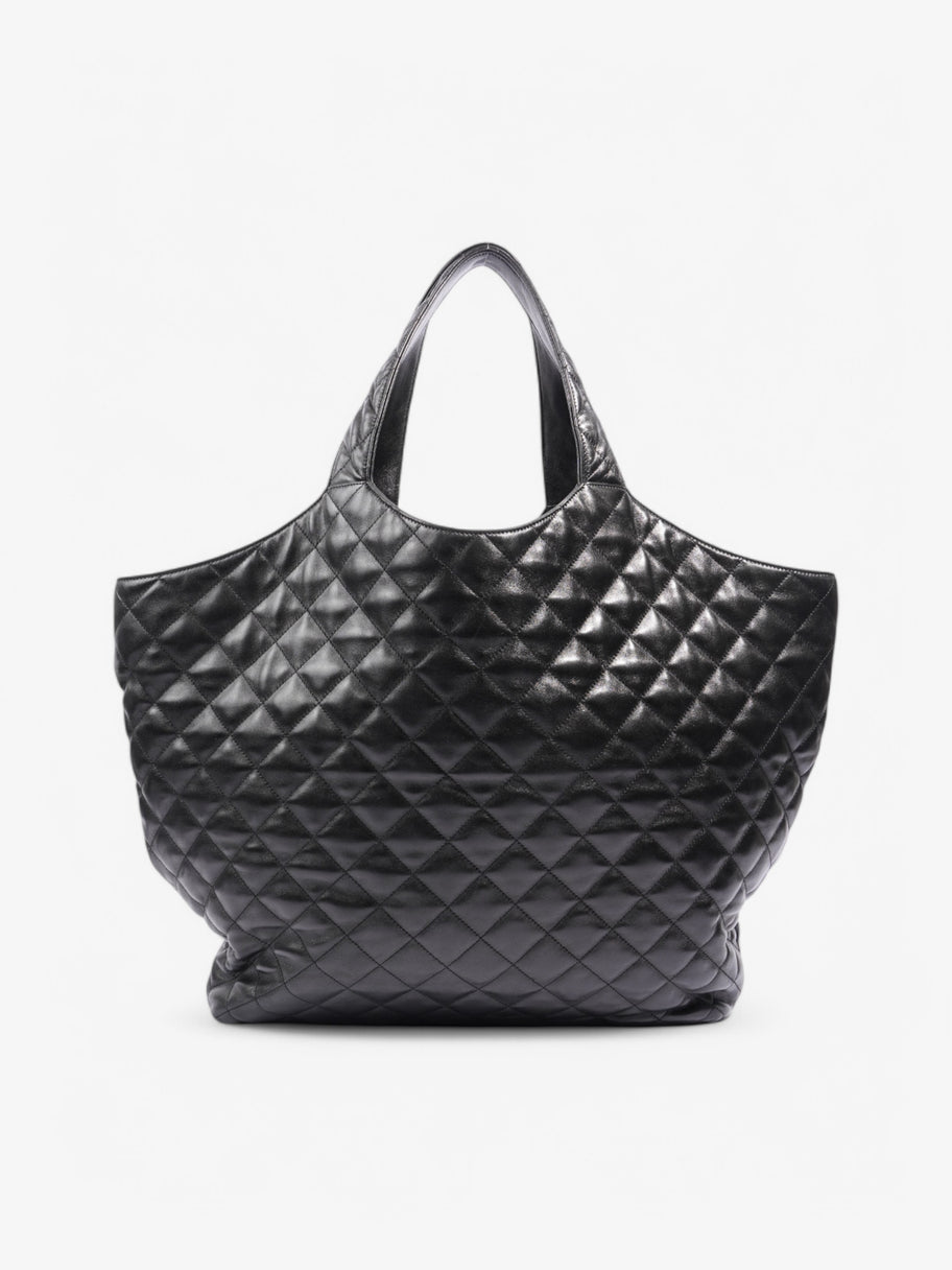 Saint Laurent Icare Shopping Bag Black Lambskin Leather Maxi Image 4