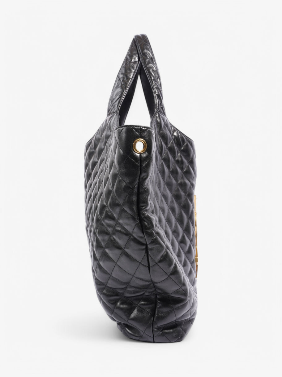 Saint Laurent Icare Shopping Bag Black Lambskin Leather Maxi Image 5