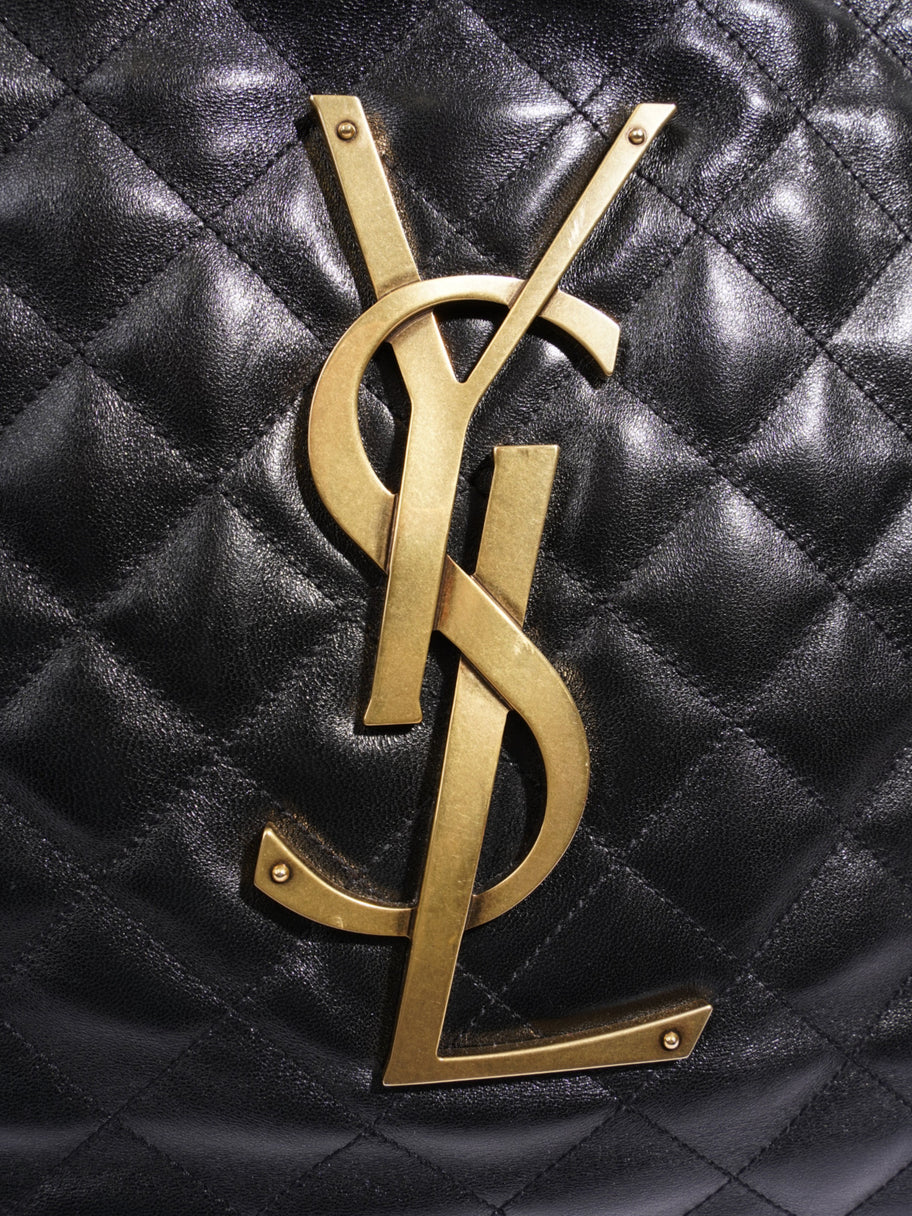 Saint Laurent Icare Shopping Bag Black Lambskin Leather Maxi Image 7