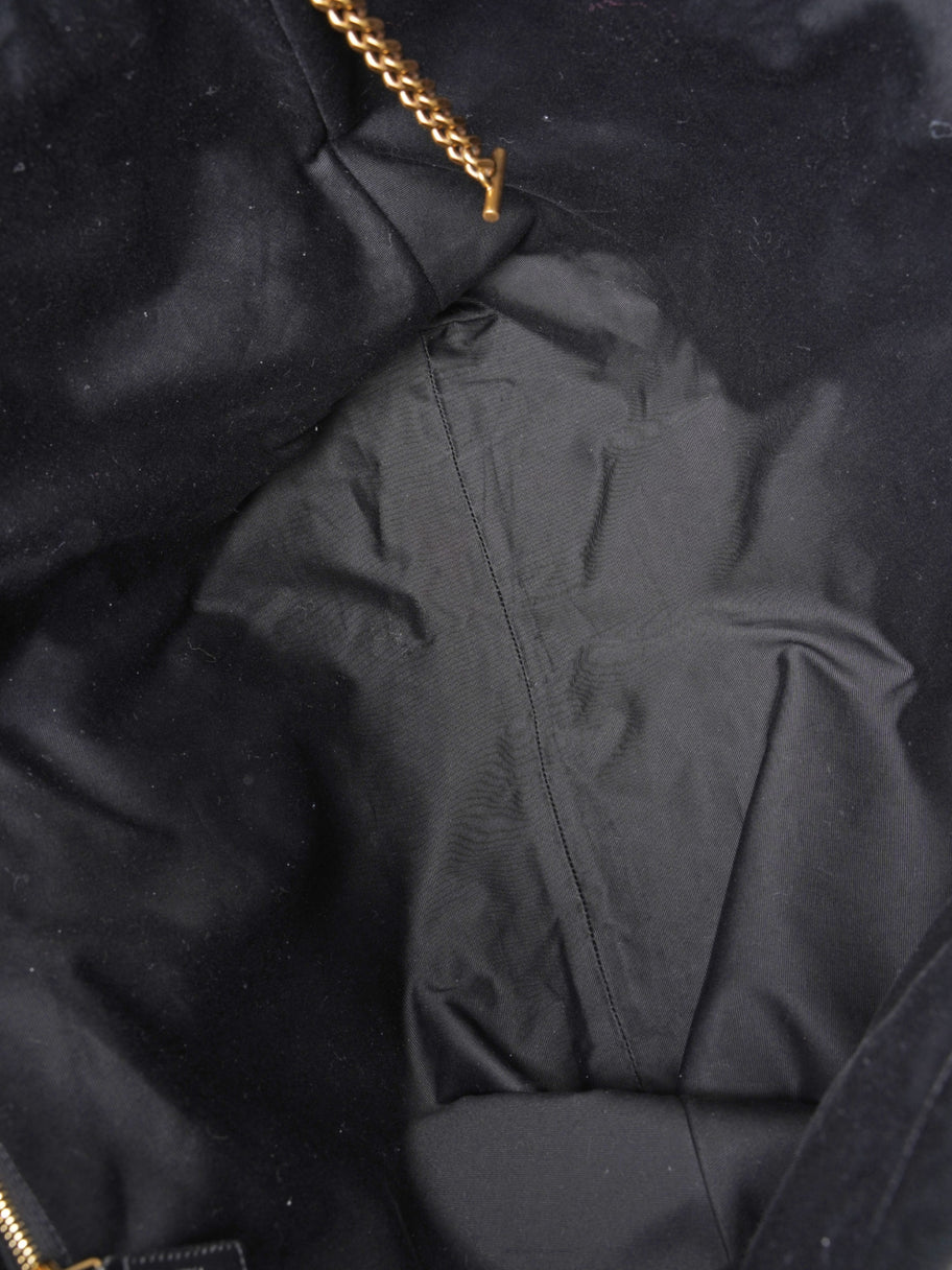 Saint Laurent Icare Shopping Bag Black Lambskin Leather Maxi Image 8