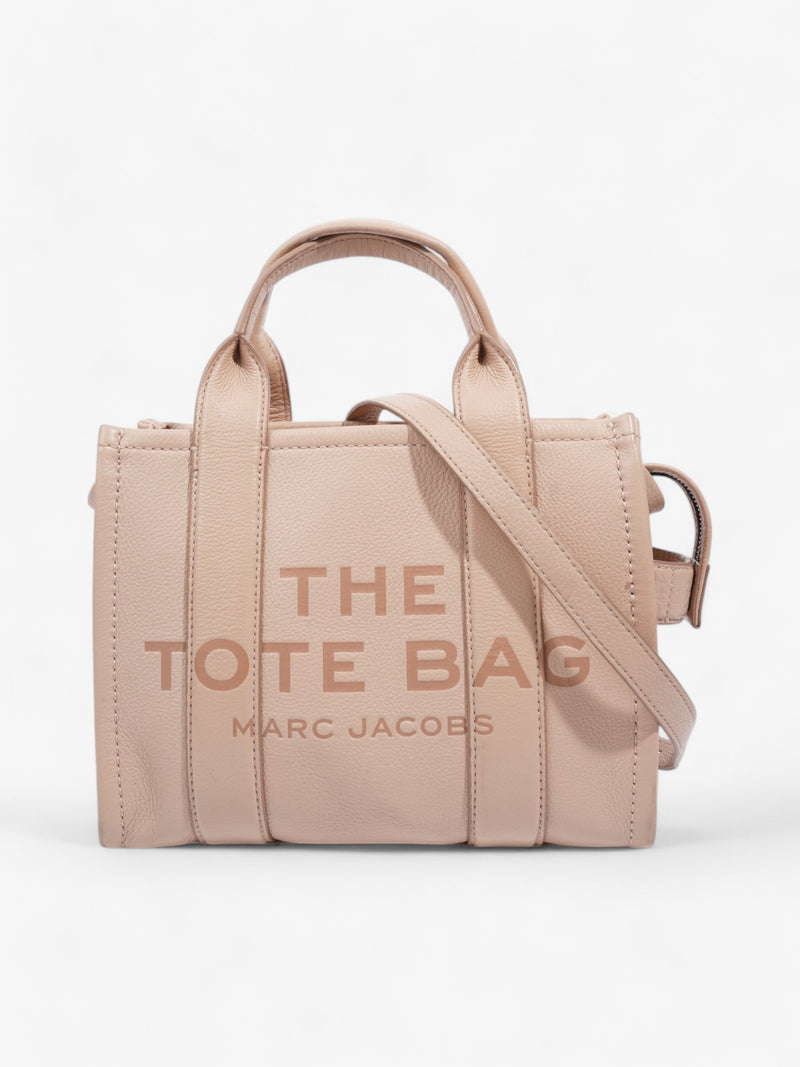  Marc Jacobs The Tote Bag Rose Dust Grained Leather Small