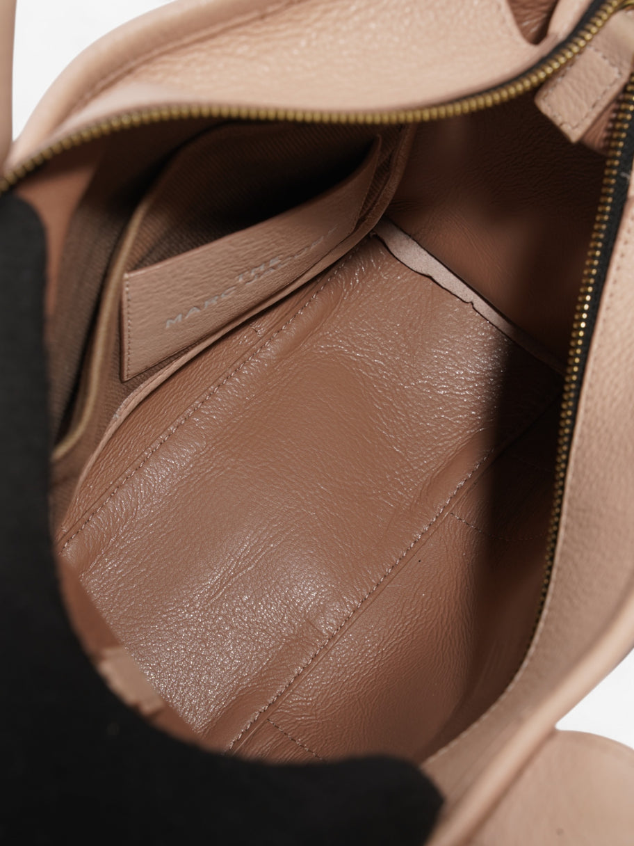 Marc Jacobs The Tote Bag Rose Dust Grained Leather Small Image 9