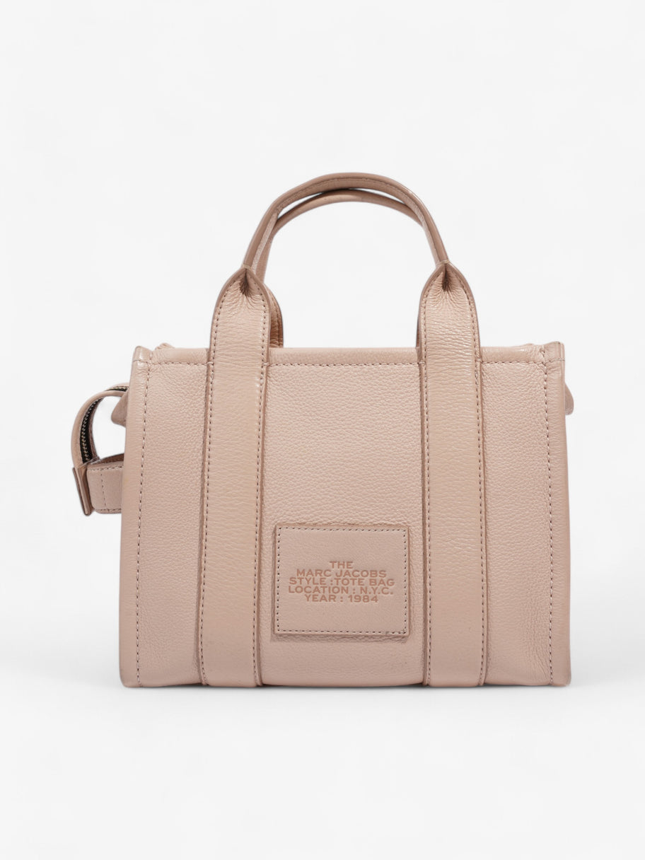 Marc Jacobs The Tote Bag Rose Dust Grained Leather Small Image 4