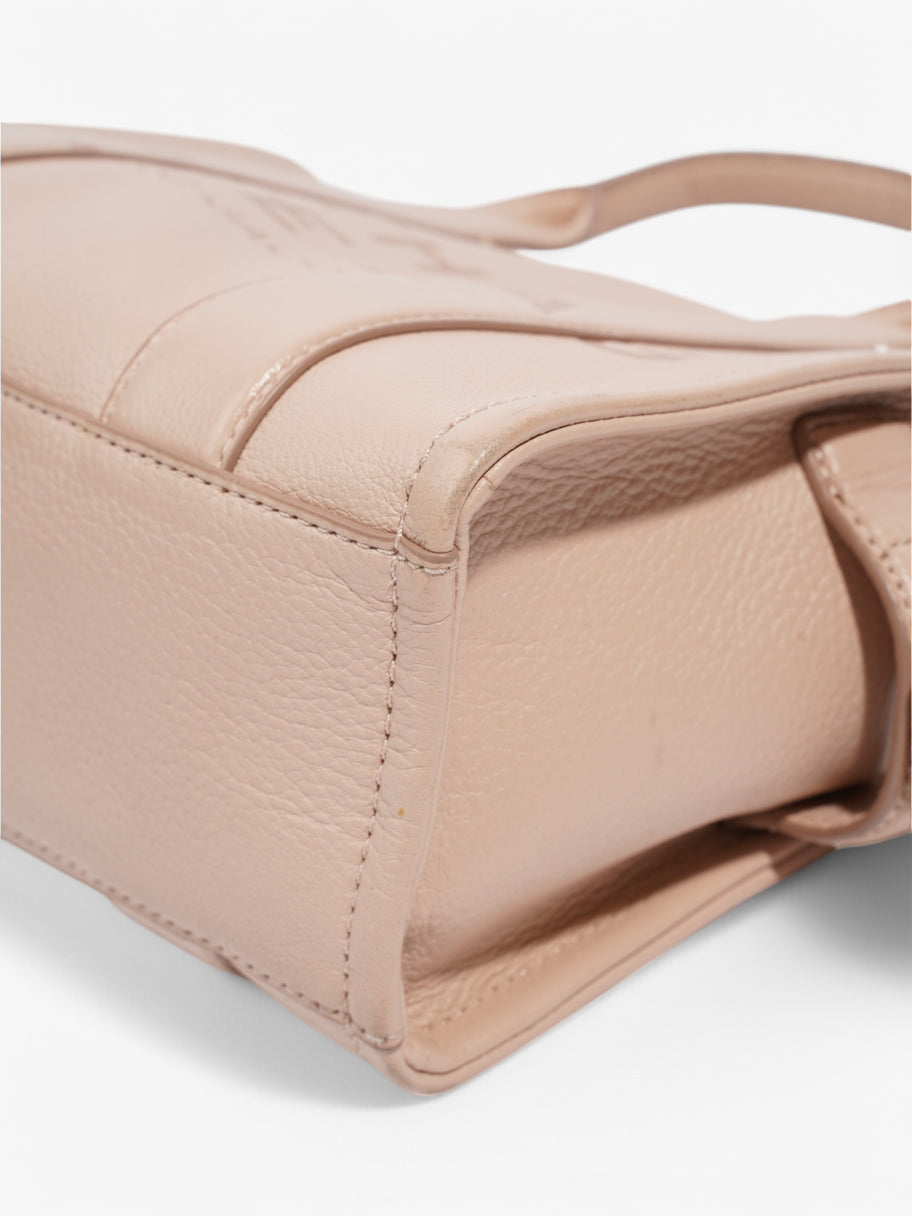 Marc Jacobs The Tote Bag Rose Dust Grained Leather Small Image 7