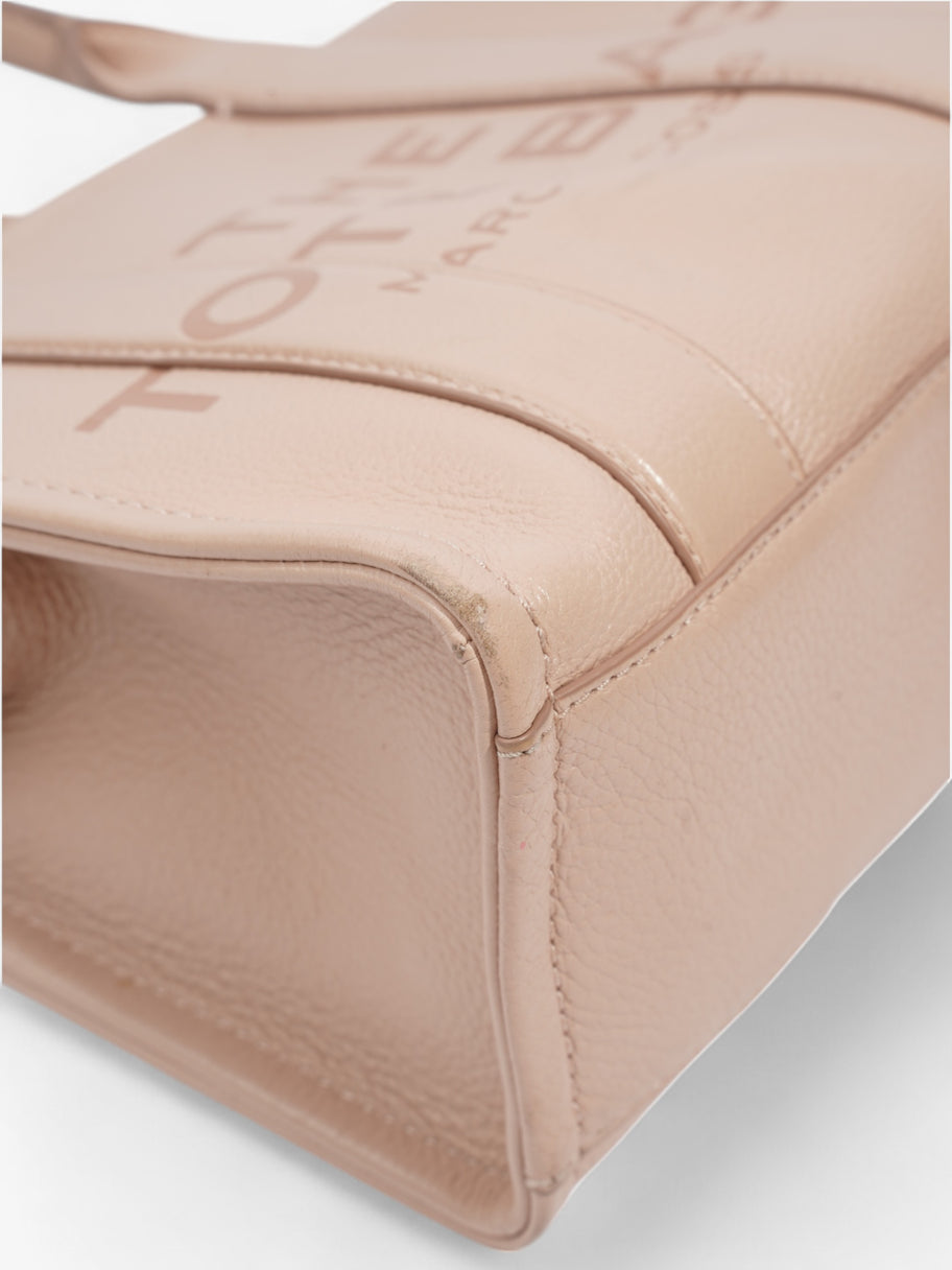 Marc Jacobs The Tote Bag Rose Dust Grained Leather Small Image 8