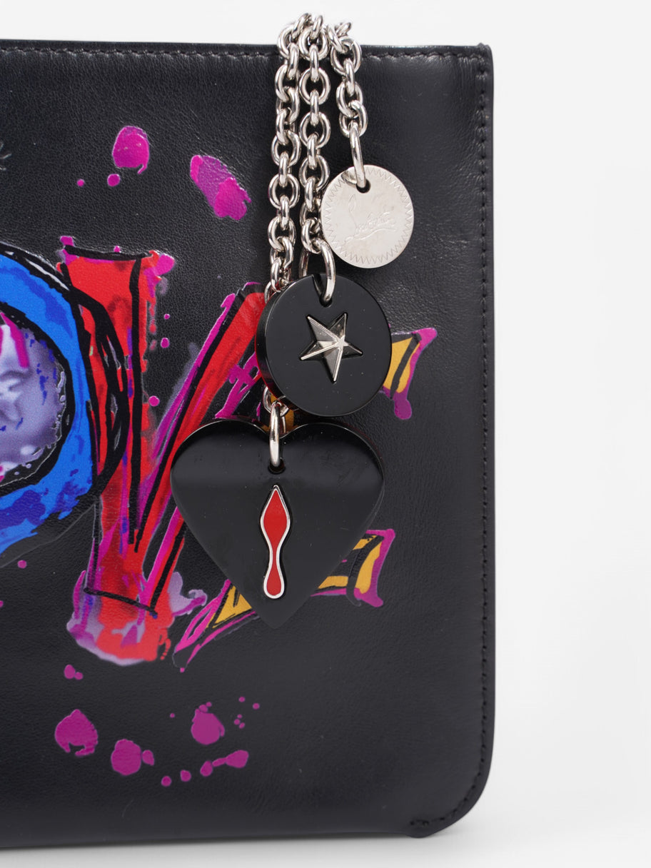 Christian Louboutin Paris Love Charms  Black / Multicolour Leather Image 3