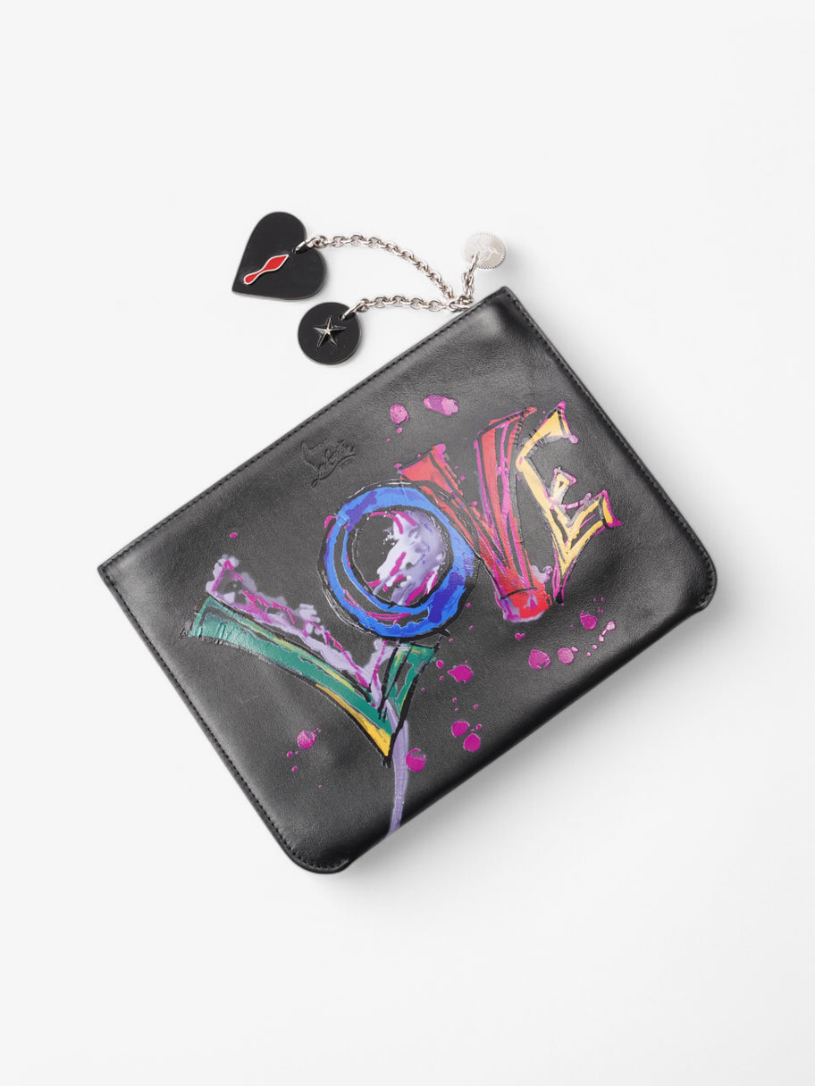 Christian Louboutin Paris Love Charms  Black / Multicolour Leather Image 6