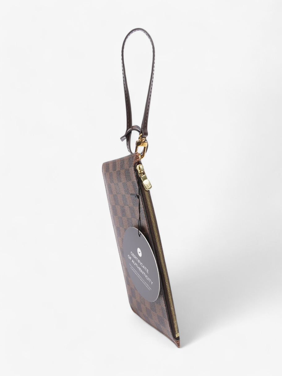 Louis Vuitton Neverful Pochette Damier Ebene Coated Canvas Image 8