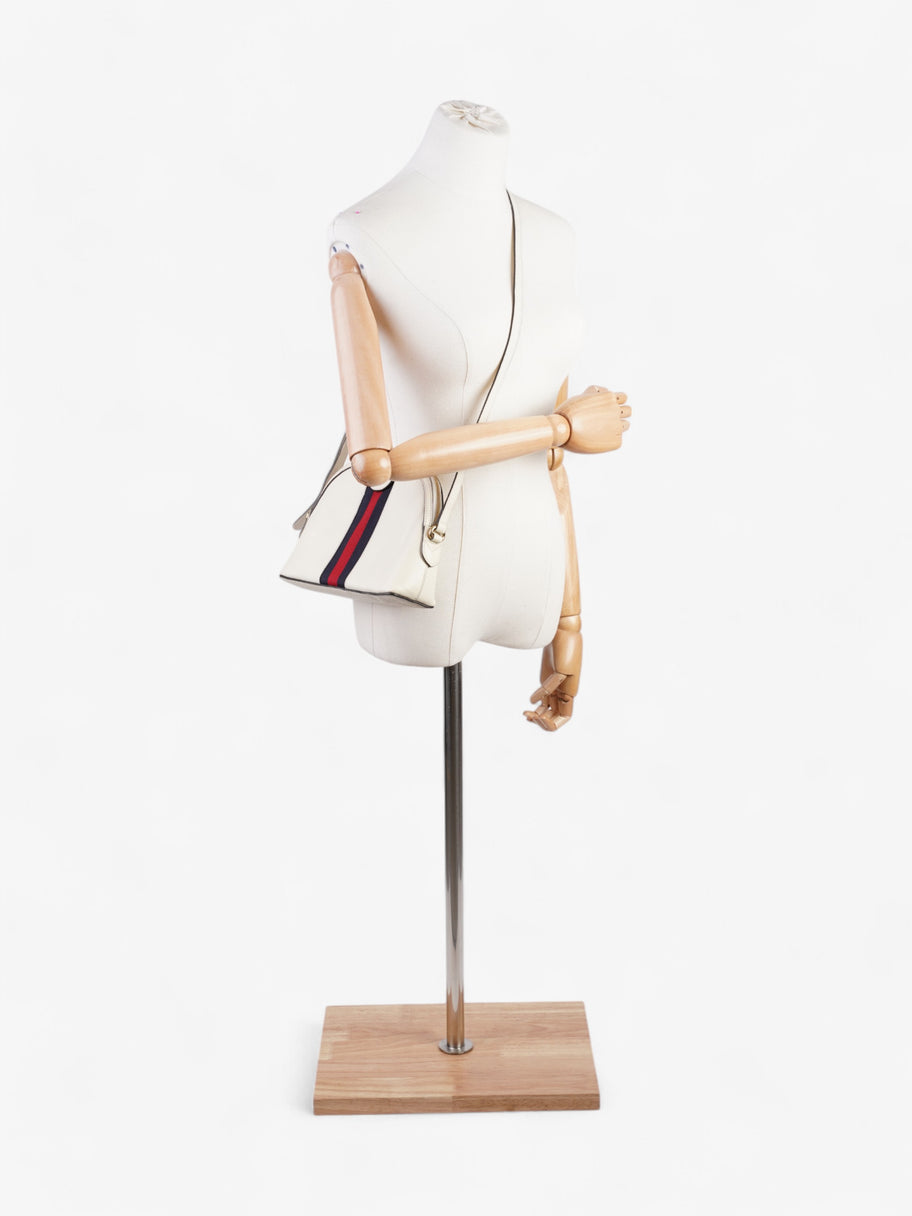 Gucci Ophidia Dome White / Blue / Red Leather Image 2