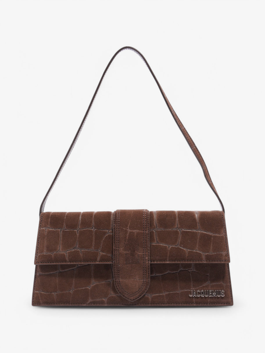 Jacquemus Le Bambino Brown Suede Long Image 1