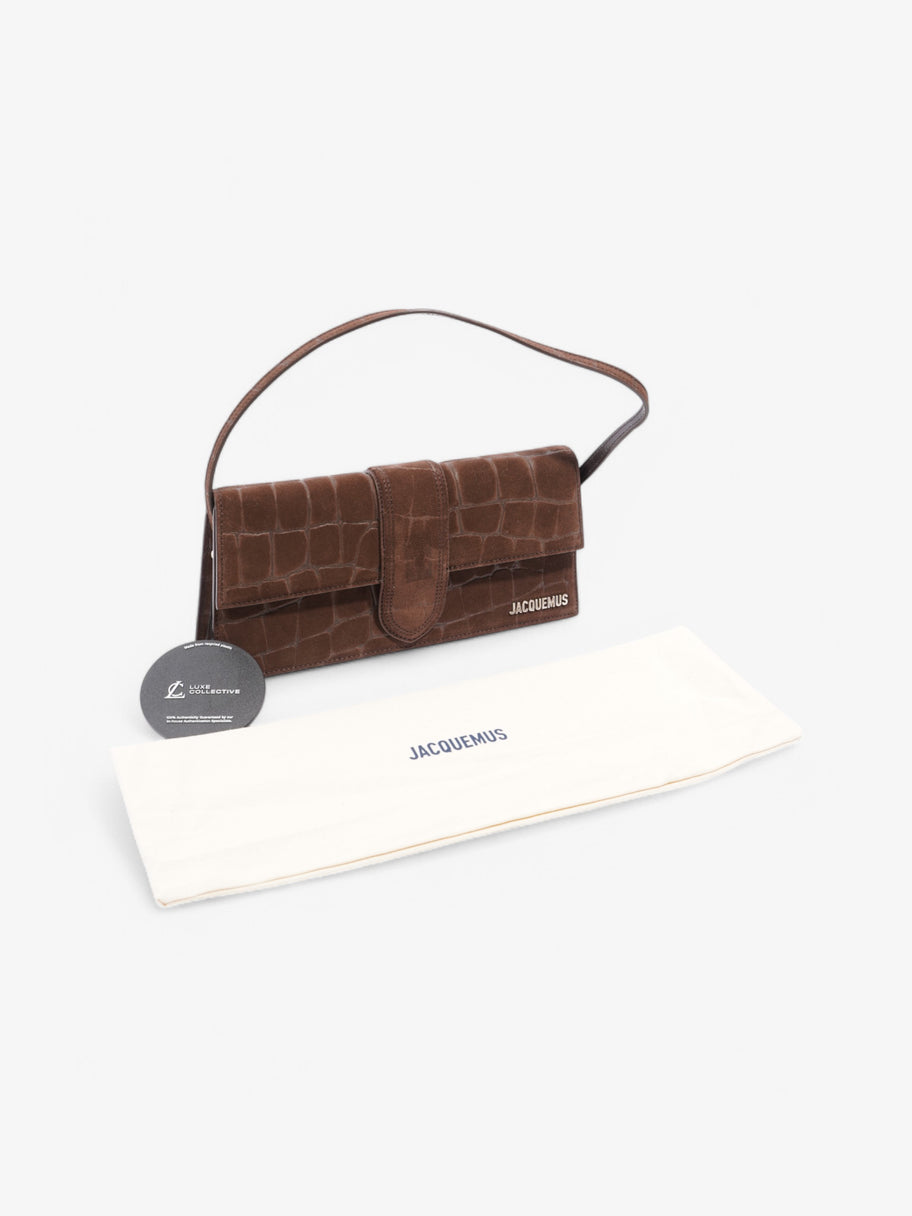 Jacquemus Le Bambino Brown Suede Long Image 9