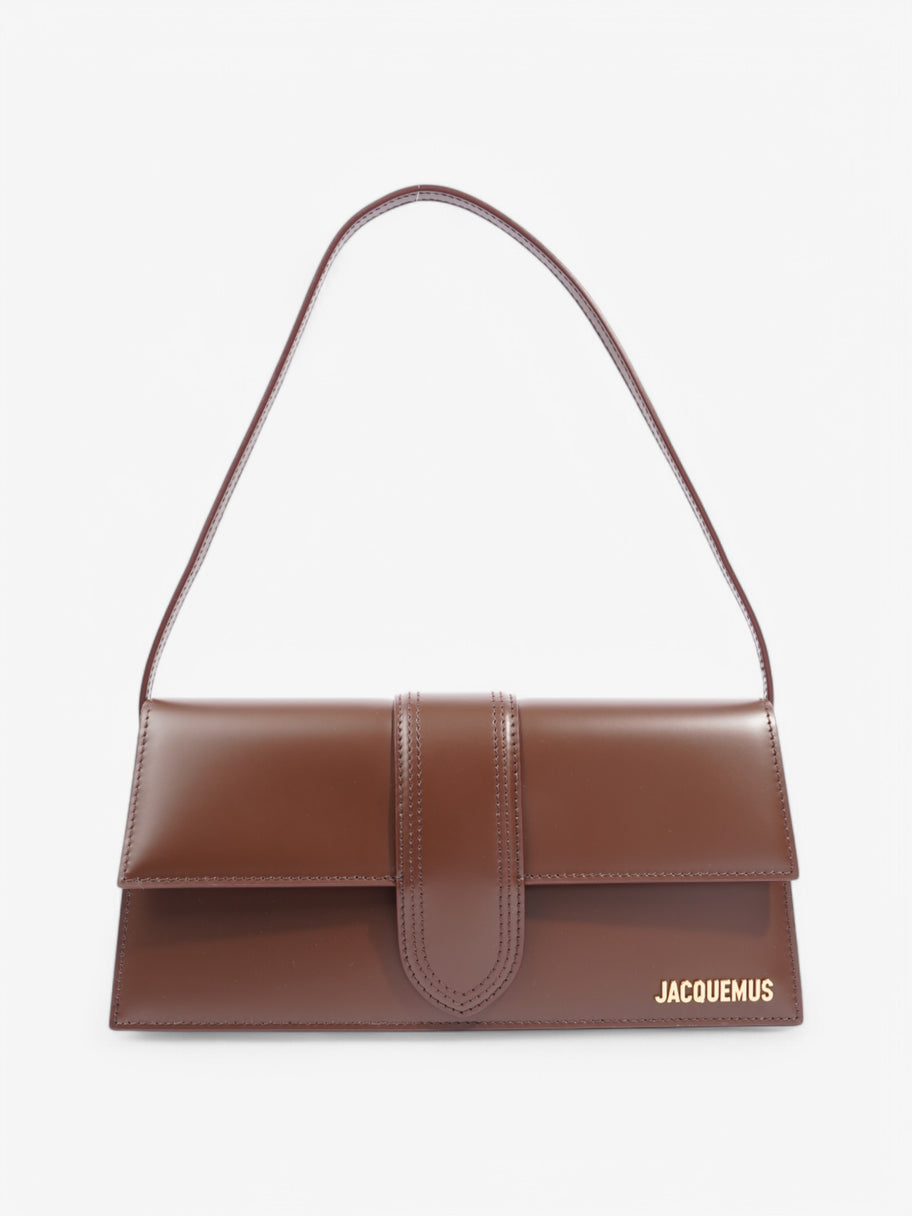 Jacquemus Le Bambino Long Brown Leather Image 1