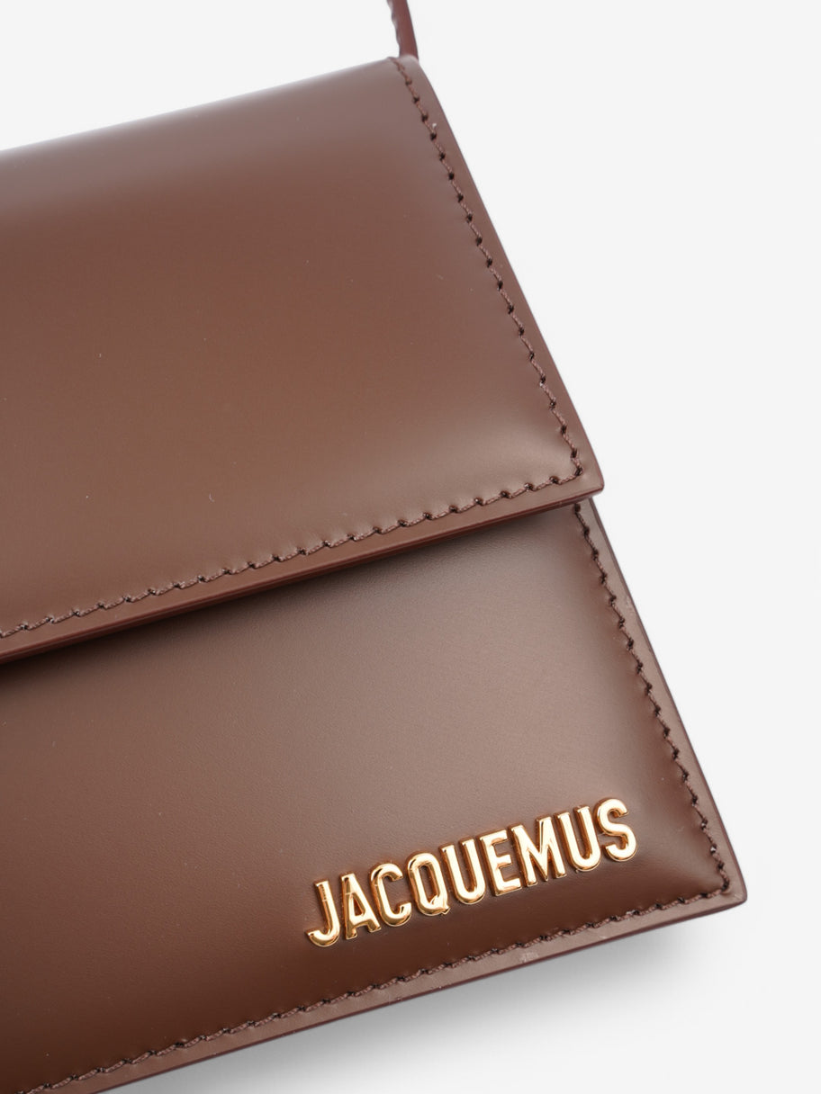 Jacquemus Le Bambino Long Brown Leather Image 7