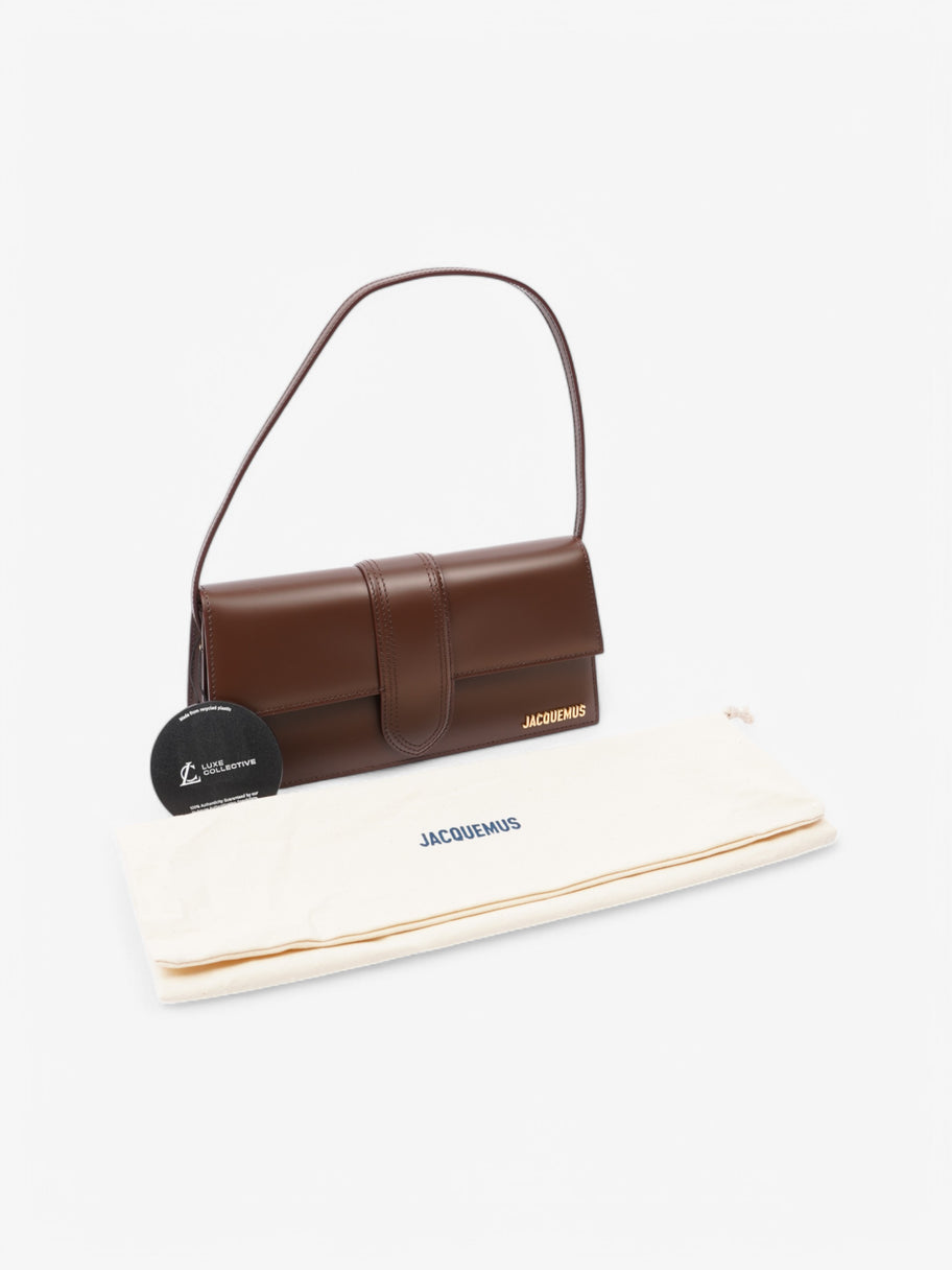 Jacquemus Le Bambino Long Brown Leather Image 9