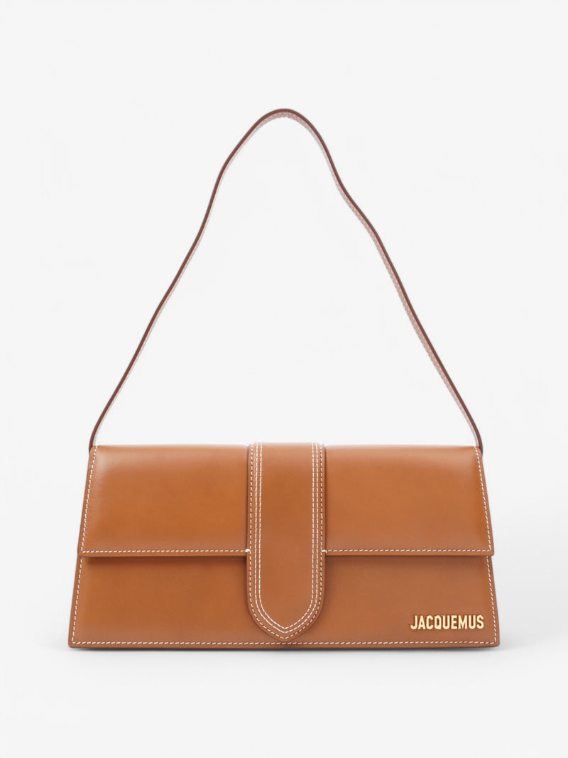  Jacquemus Le Bambino Long Light Brown Leather