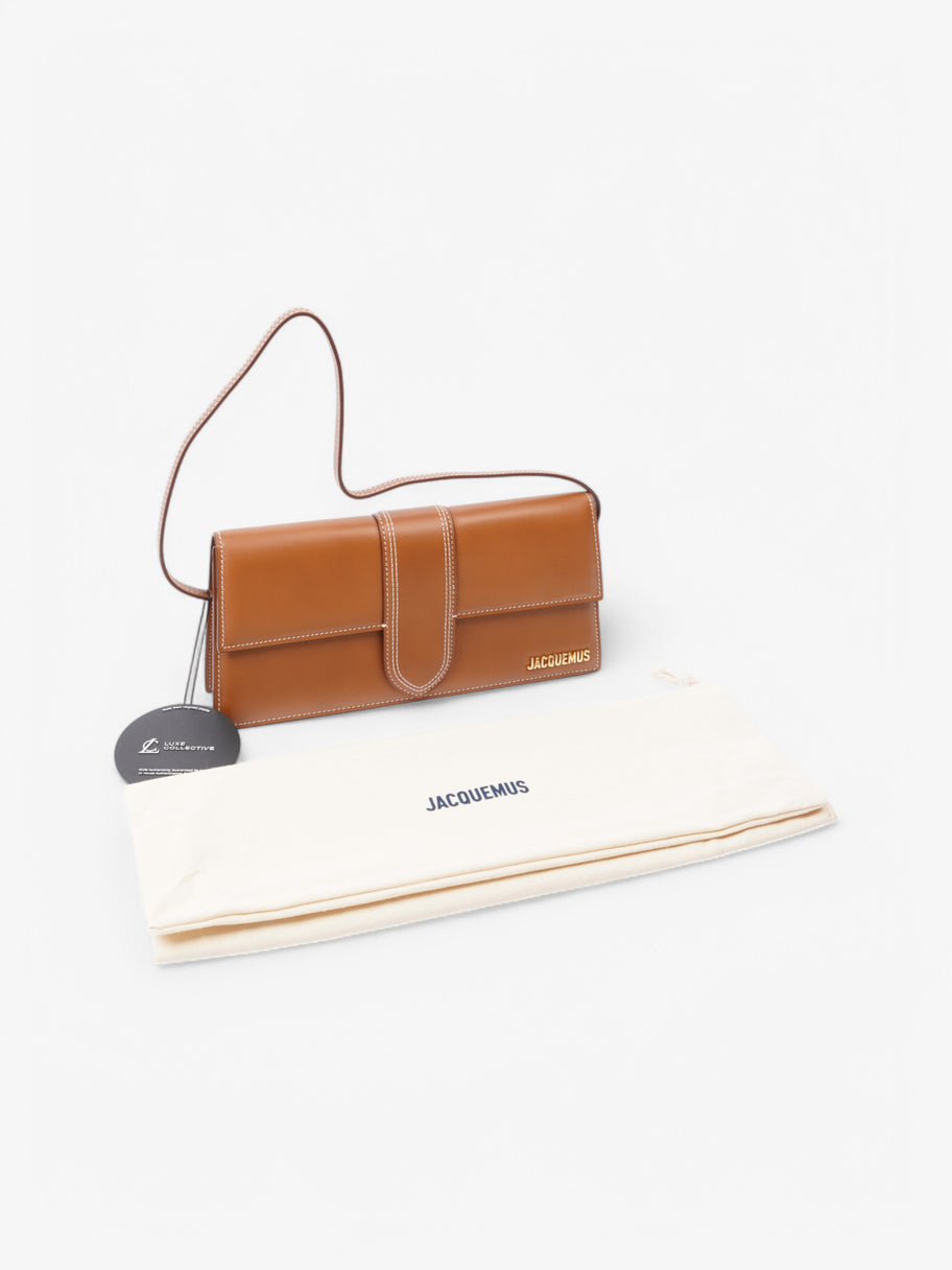 Jacquemus Le Bambino Long Light Brown Leather Image 9