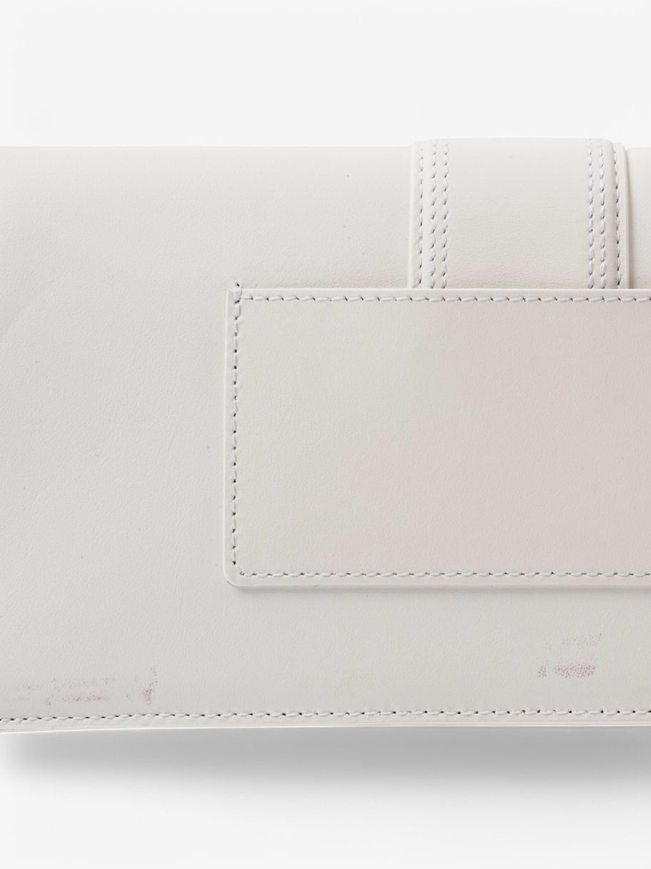 Jacquemus Le Bambino Long White Leather Image 10