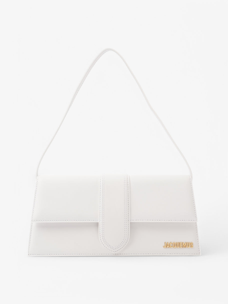Jacquemus Le Bambino Long White Leather Image 1