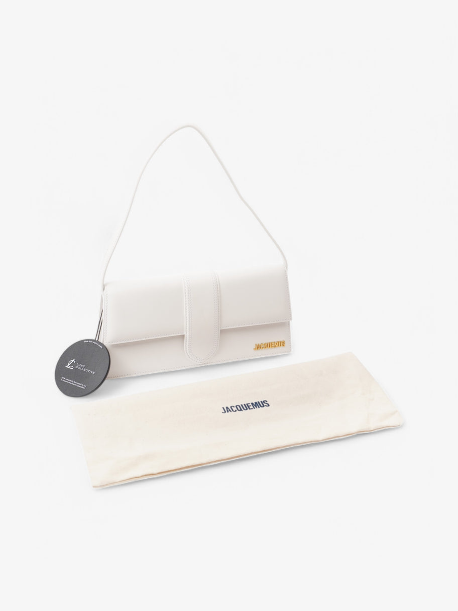 Jacquemus Le Bambino Long White Leather Image 9