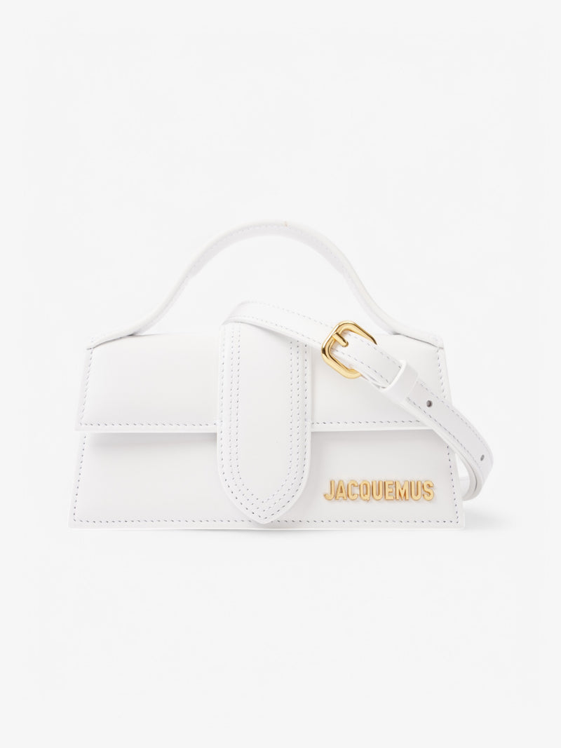  Jacquemus Le Bambino White Leather
