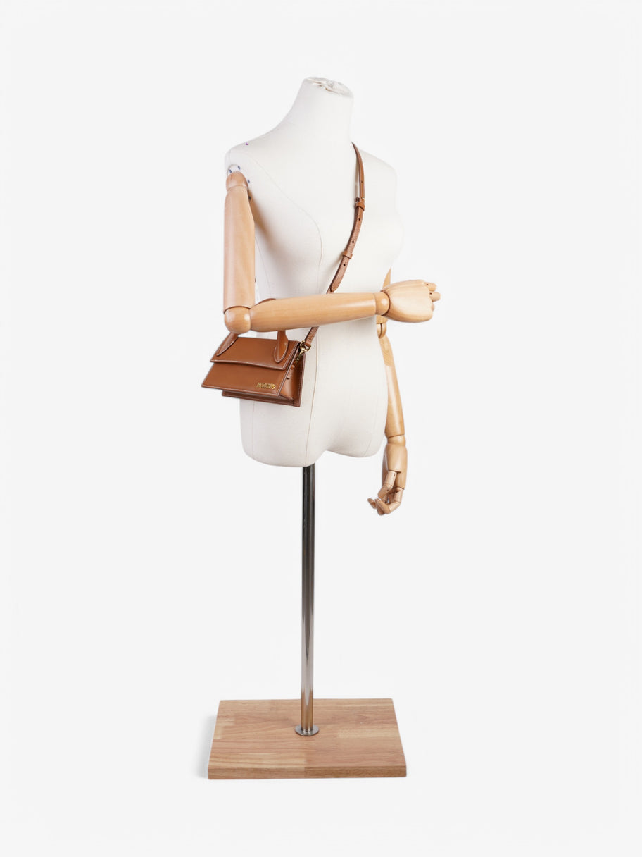Jacquemus Le Chiquito Long Light Brown Leather Image 2