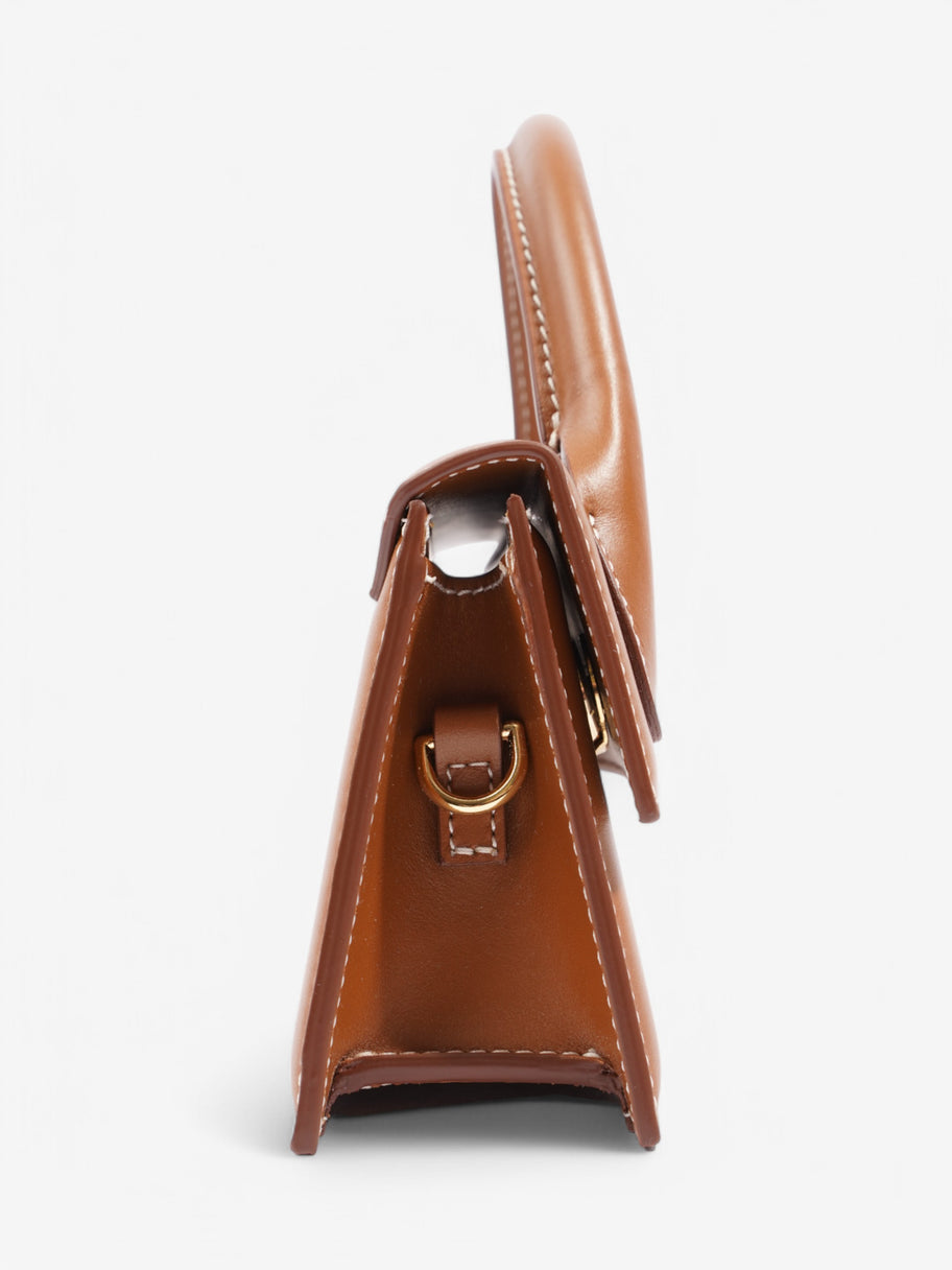 Jacquemus Le Chiquito Long Light Brown Leather Image 5