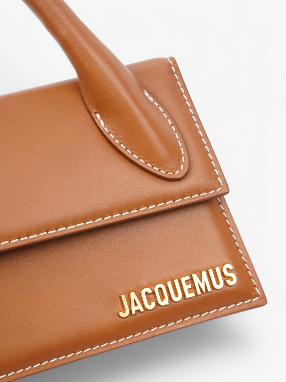 Jacquemus Le Chiquito Long Light Brown Leather Image 7